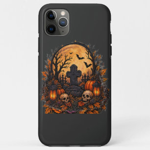Mondbeschienener verlassener Friedhof Gothic Hallo Case-Mate iPhone Hülle