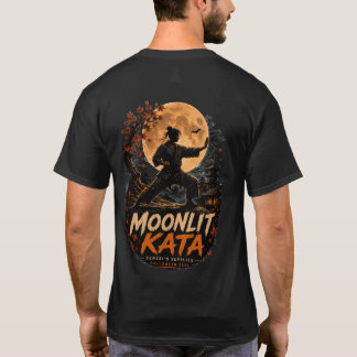Mondbeschienenes Kata Halloween Karate-Shirt T-Shirt
