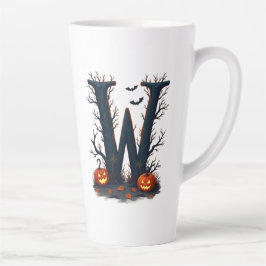 Mondbeschienenes Monogramm W Milchtasse