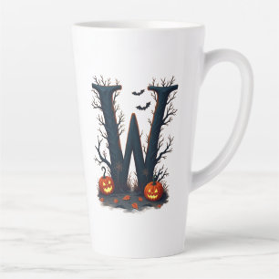 Mondbeschienenes Monogramm W Milchtasse