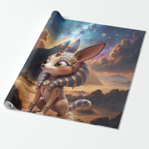 Mondbeschützer der alten Sande. Geschenkpapier
