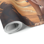 Mondbeschützer der alten Sande. Geschenkpapier (Rolleneckpunkt)