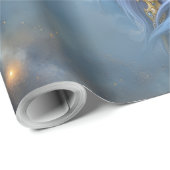 Mondbeschützter des Saphirschleiers. Geschenkpapier (Rolleneckpunkt)