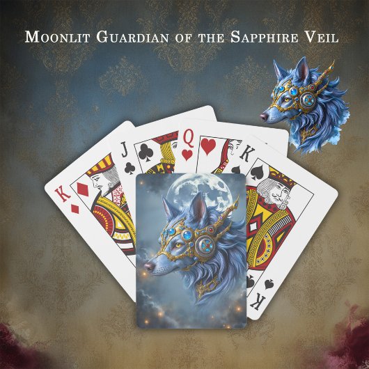 Mondbeschützter des Saphirschleiers.  Spielkarten