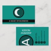 Mondblase Visitenkarte (Vorne/Hinten)