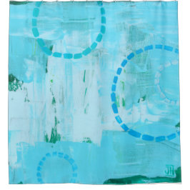 "Mondblasen" Duschvorhang