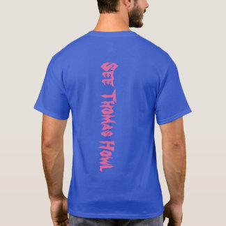 (Mondblau) STH-Logo-T - Shirt mit Rückenrücken