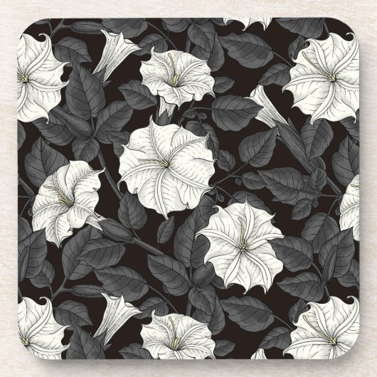 Mondblumen Getränkeverpackung Getränkeuntersetzer (Vorderseite)