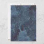 Mondblumen Hochzeitseinladung Einladung (Rückseite)