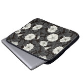 Mondblumen Laptop-Sieb Laptopschutzhülle (Vorne Knopf)