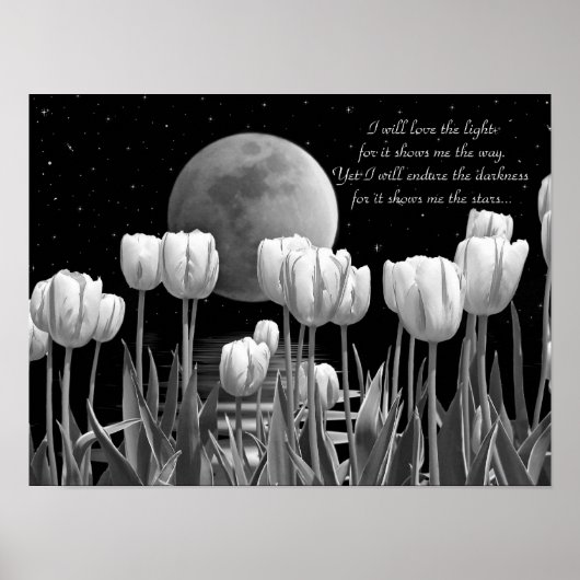 Mondblumen Poster (Vorne)