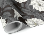 Mondblumen-Umschlagpapier Geschenkpapier (Rolleneckpunkt)