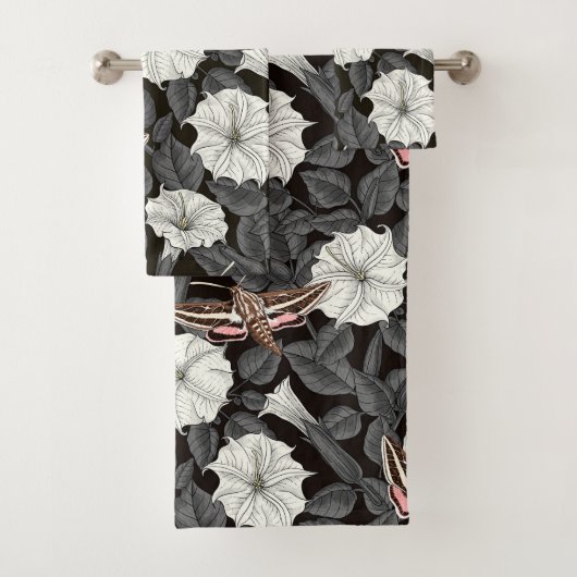 Mondblumen und Sphinx 2 Badhandtuch Set (Insitu)