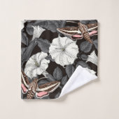 Mondblumen und Sphinx 2 Badhandtuch Set (Waschlappen)