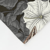 Mondblumen und Sphinx 2 Fleecedecke (Ecke)