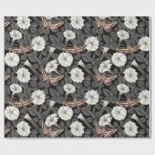 Mondblumen und Sphinx 2 Geschenkpapier (Flach)