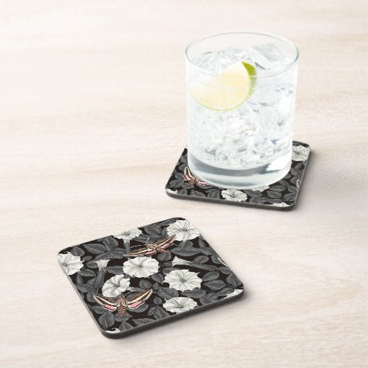 Mondblumen und Sphinx 2 Getränkeuntersetzer (Rechte Seite)