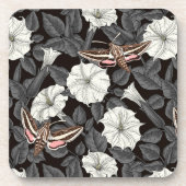 Mondblumen und Sphinx 2 Getränkeuntersetzer (Vorderseite)