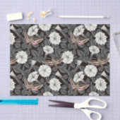 Mondblumen und Sphinx 2 Seidenpapier (Handwerk)