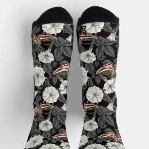 Mondblumen und Sphinx 2 Socken