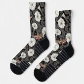 Mondblumen und Sphinx 2 Socken (Links)