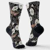 Mondblumen und Sphinx 2 Socken (Gewinkelt)