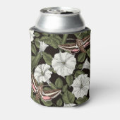 Mondblumen und Sphinxmotten Dosenkühler (Kanne Rückseite)