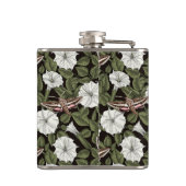 Mondblumen und Sphinxmotten Flachmann (Rückseite)