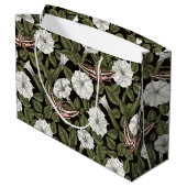 Mondblumen und Sphinxmotten Große Geschenktüte (Rückseite Schrägansicht)