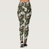 Mondblumen und Sphinxmotten Leggings (Rückseite)
