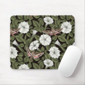 Mondblumen und Sphinxmotten Mousepad (Mit Mouse)