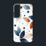 Mondblüten Samsung Galaxy Hülle<br><div class="desc">Ein vertikales Spray aus weichen Blumen,  die im Mondschein verschlungen sind.</div>