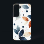 Mondblüten Samsung Galaxy Hülle<br><div class="desc">Ein vertikales Spray aus weichen Blumen, die im Mondschein verschlungen sind.</div>