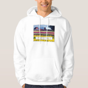 Mondbrücke & Teich im Winter Seattle, Washington Hoodie