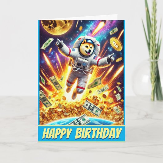 Monddoge: Kryptoexplosion Karte (Vorderseite)