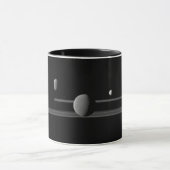Monde der Tasse der Saturn-Keramik (Zentrum)