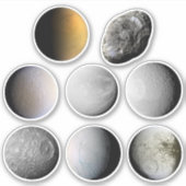 Monde des Saturn-Aufklebers Aufkleber (Vorderseite)