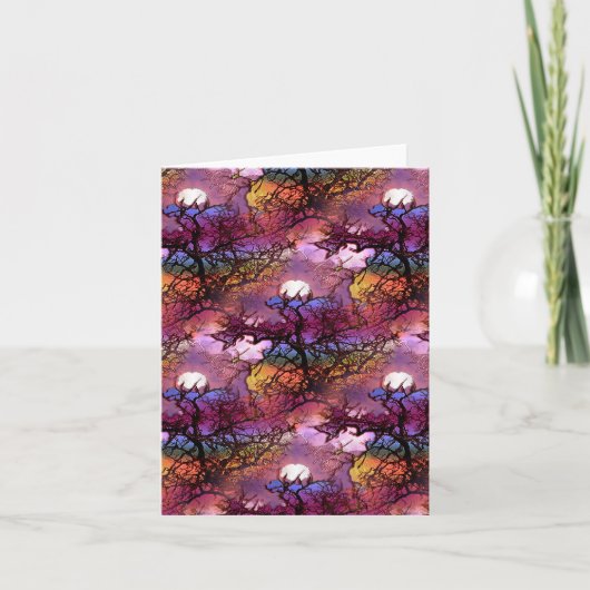 Monde in den Bäumen.... Karte (Vorderseite)