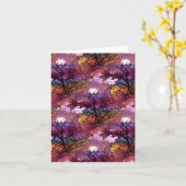 Monde in den Bäumen.... Karte (Gelbe Blume)