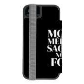 Monde sans stabilité incipio iPhone Geldbeutel-Hülle (Folio Rückseite)