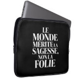 Monde sans stabilité laptopschutzhülle (Vorne Rechts)