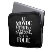 Monde sans stabilité laptopschutzhülle (Vorderseite Links)