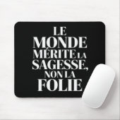 Monde sans stabilité mousepad (Mit Mouse)