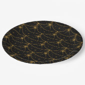 Monde und Sterne 9" Papierplatte Pappteller (Schrägansicht)