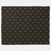 Monde und Sterne Fleece Blanket (3 Größen) (Vorderseite (Horizontal))