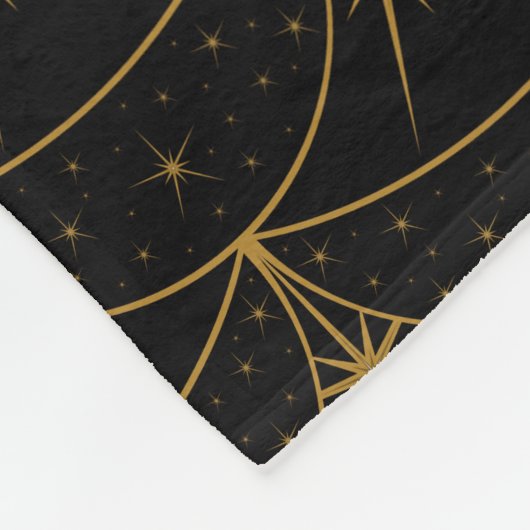 Monde und Sterne Fleece Blanket (3 Größen) (Ecke)