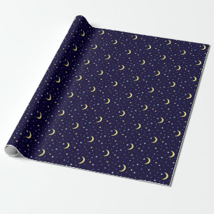 Monde und Sterne. Geschenkpapier