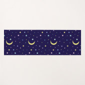 Monde und Sterne. Yogamatte (Vorderseite (Horizontal))