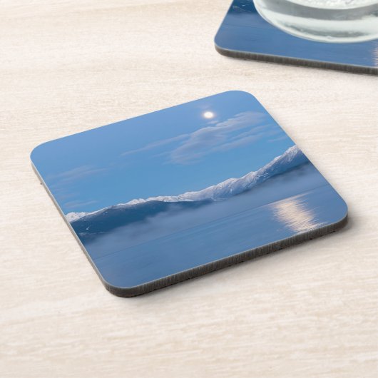 Mondeinstellung | Seabeck, Washington Getränkeuntersetzer (Linke Seite)