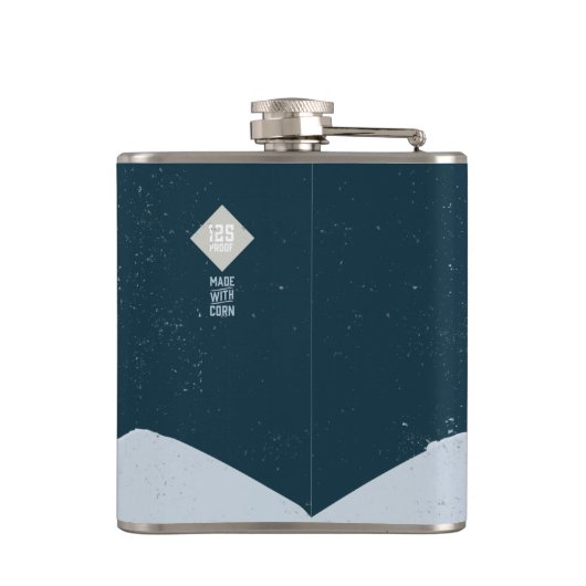 Mondenschein-Flasche Flachmann (Rückseite)